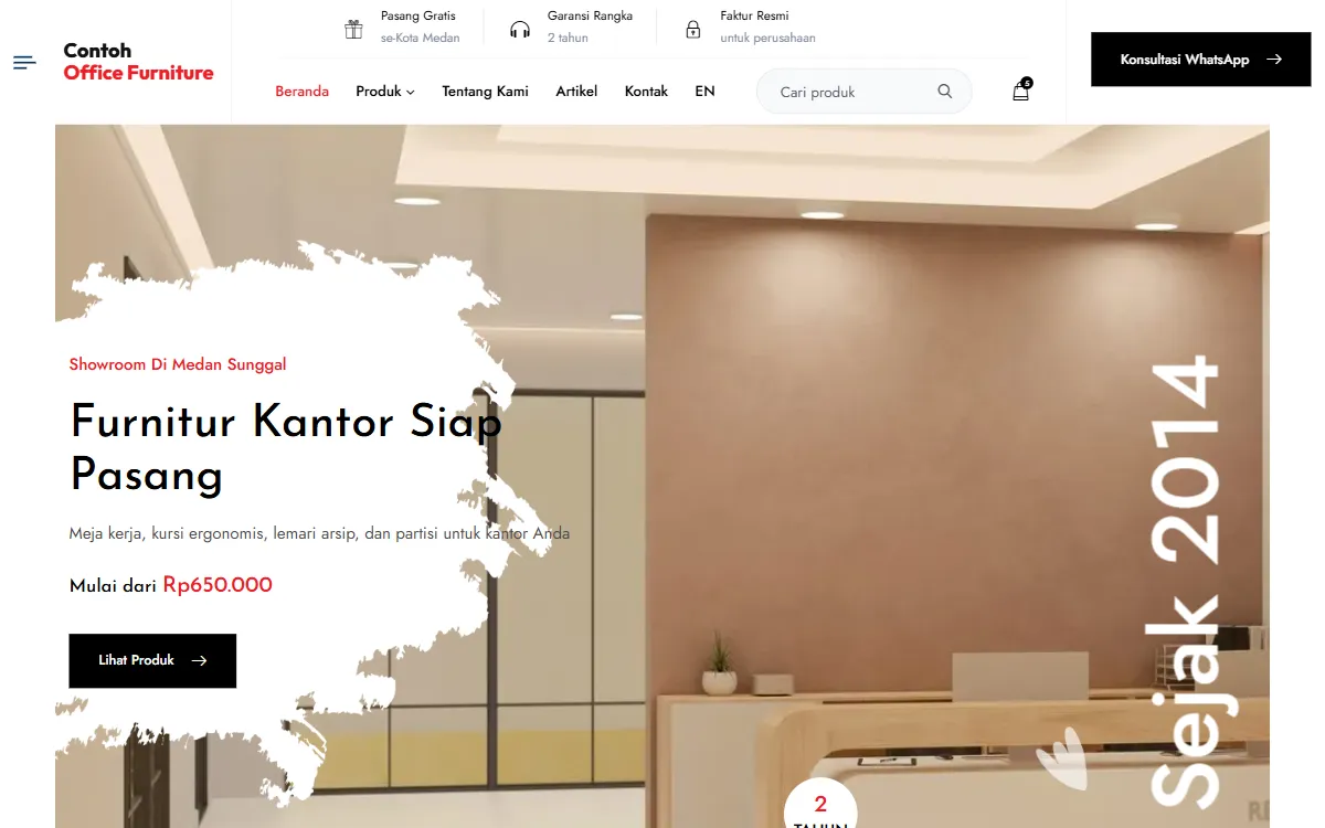Tampilan Contoh Office Furniture